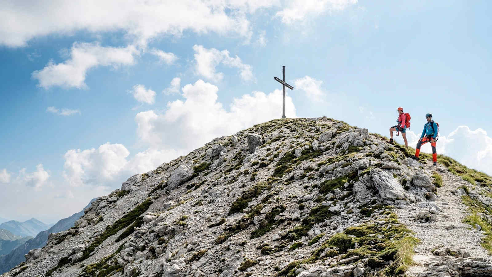 Der Gipfel des Westlichen Wengenkopf ist bereits in Sichtweite