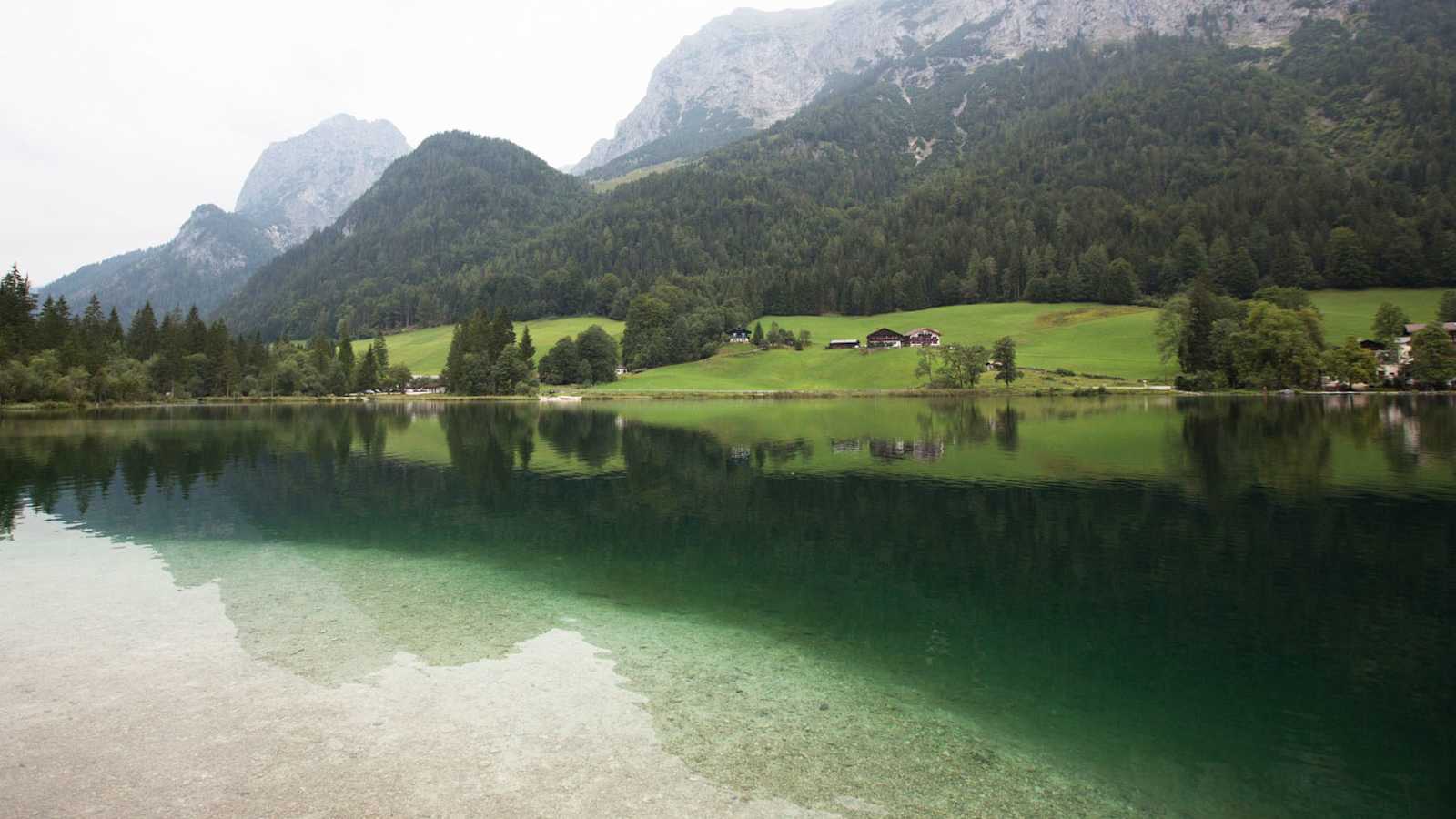 3D-Kartenausschnitt der stadtnahen Wanderung bei Ramsau in Berchtesgaden