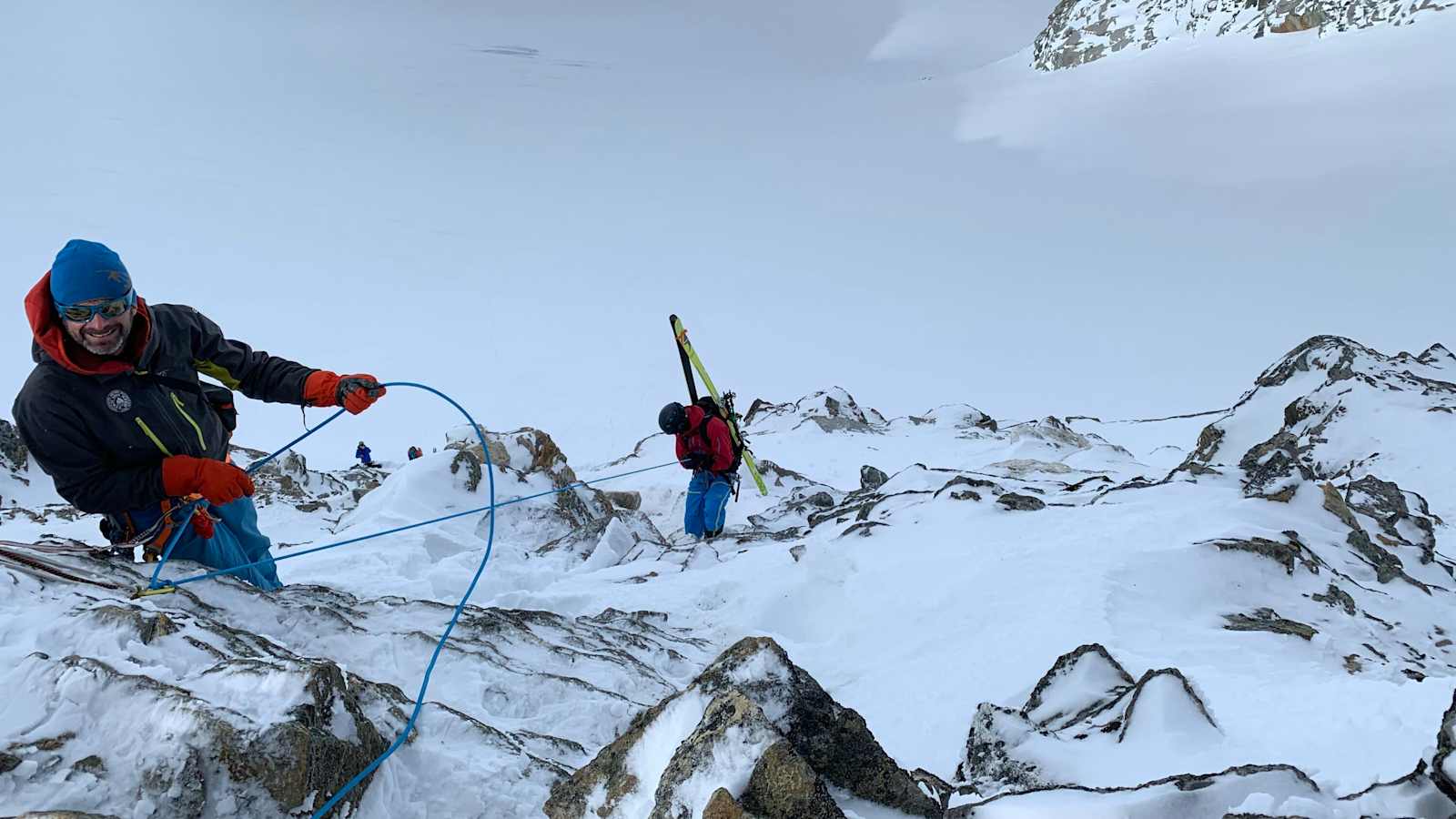 Unterwegs mit Gästen auf der längsten Skidurchquerung der Alpen: der Hoch Tirol