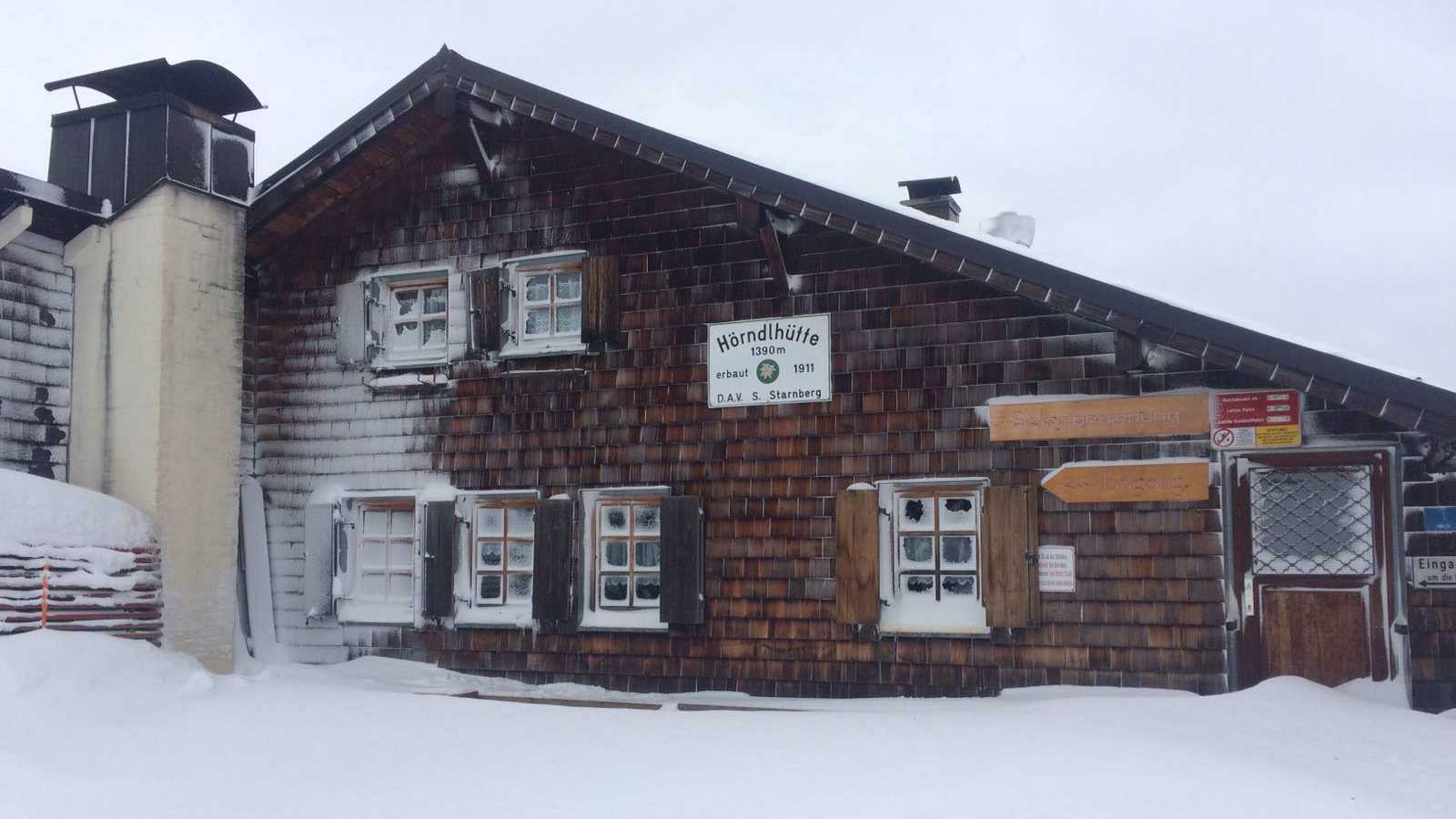 Hörnlehütte in Bayern