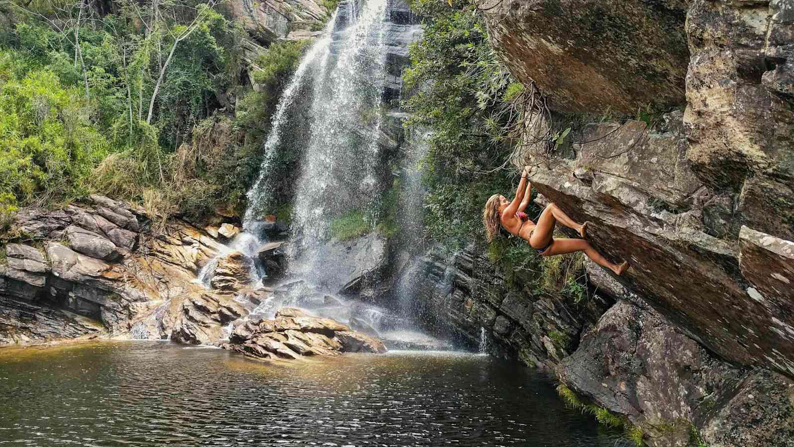 Raquel Miranda Coutinho im Serra do Cipo National Park in Brasilien