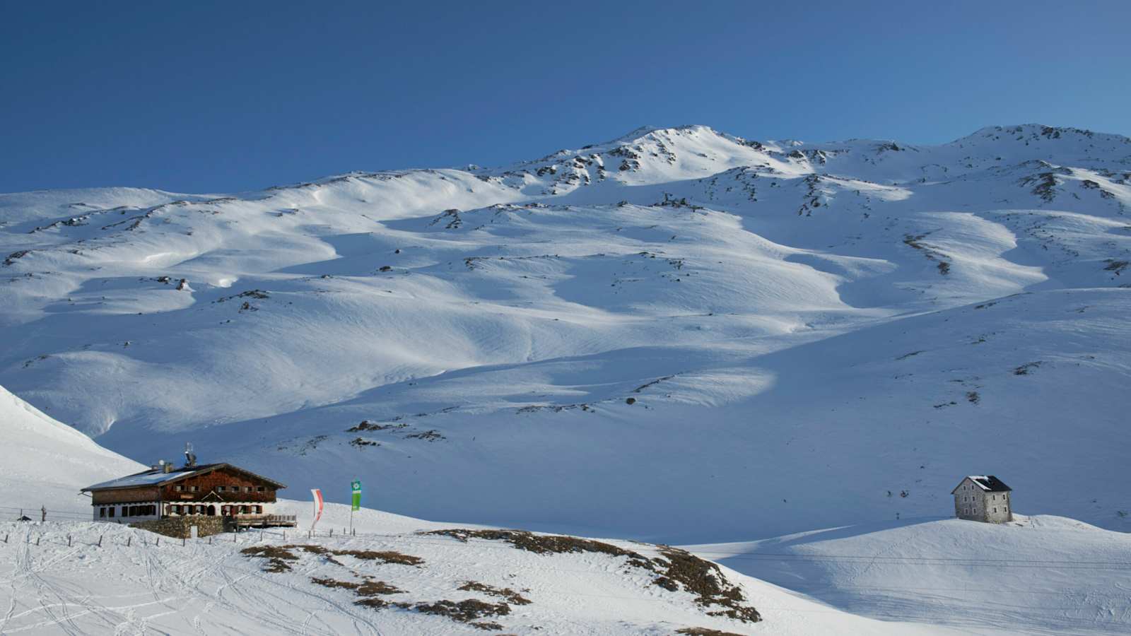 Die Sesvennahütte ist das perfekte Lager für Skitourengeher. 