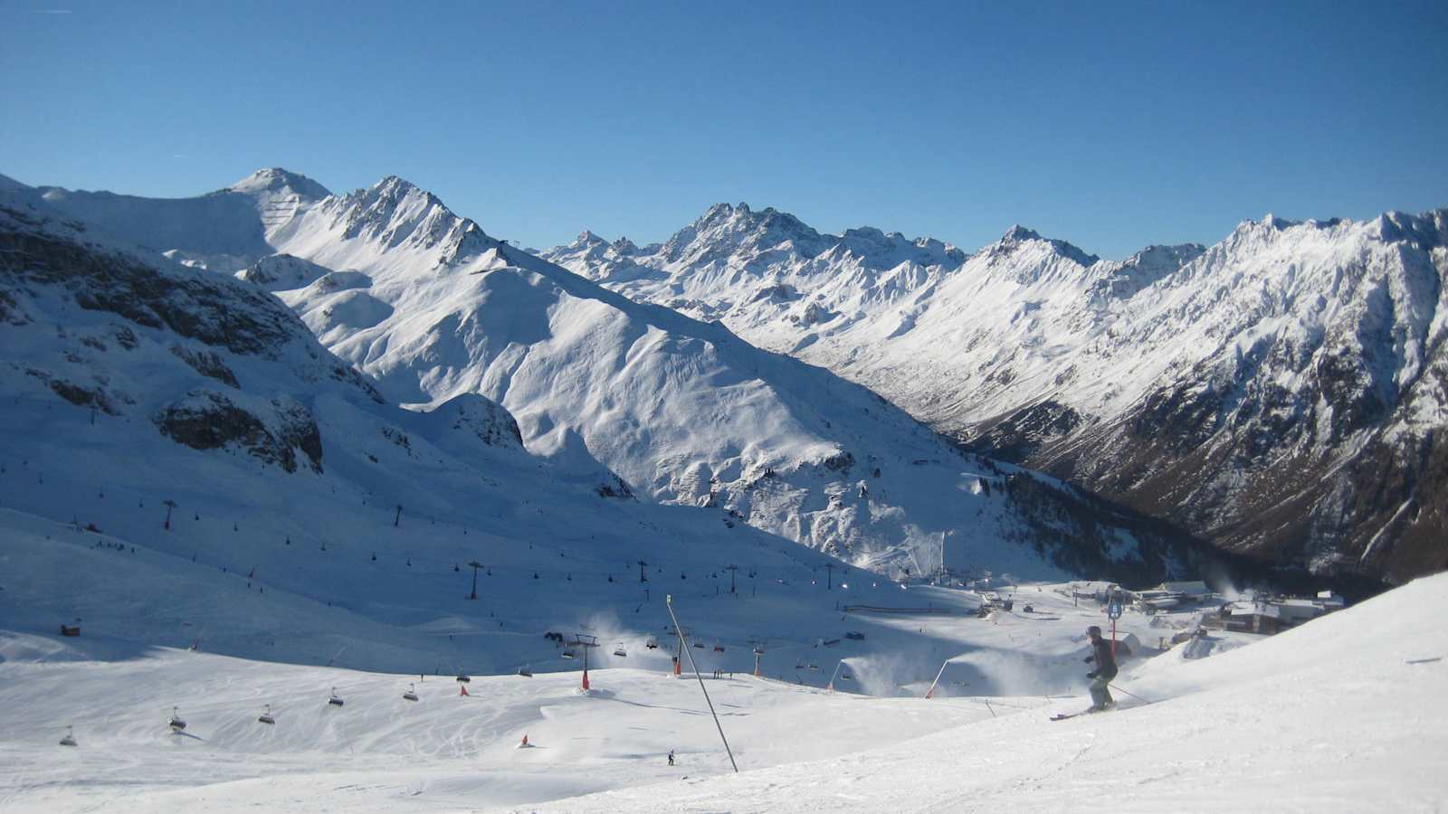 Tirol: Skifahren in Ischgl in der Silvretta