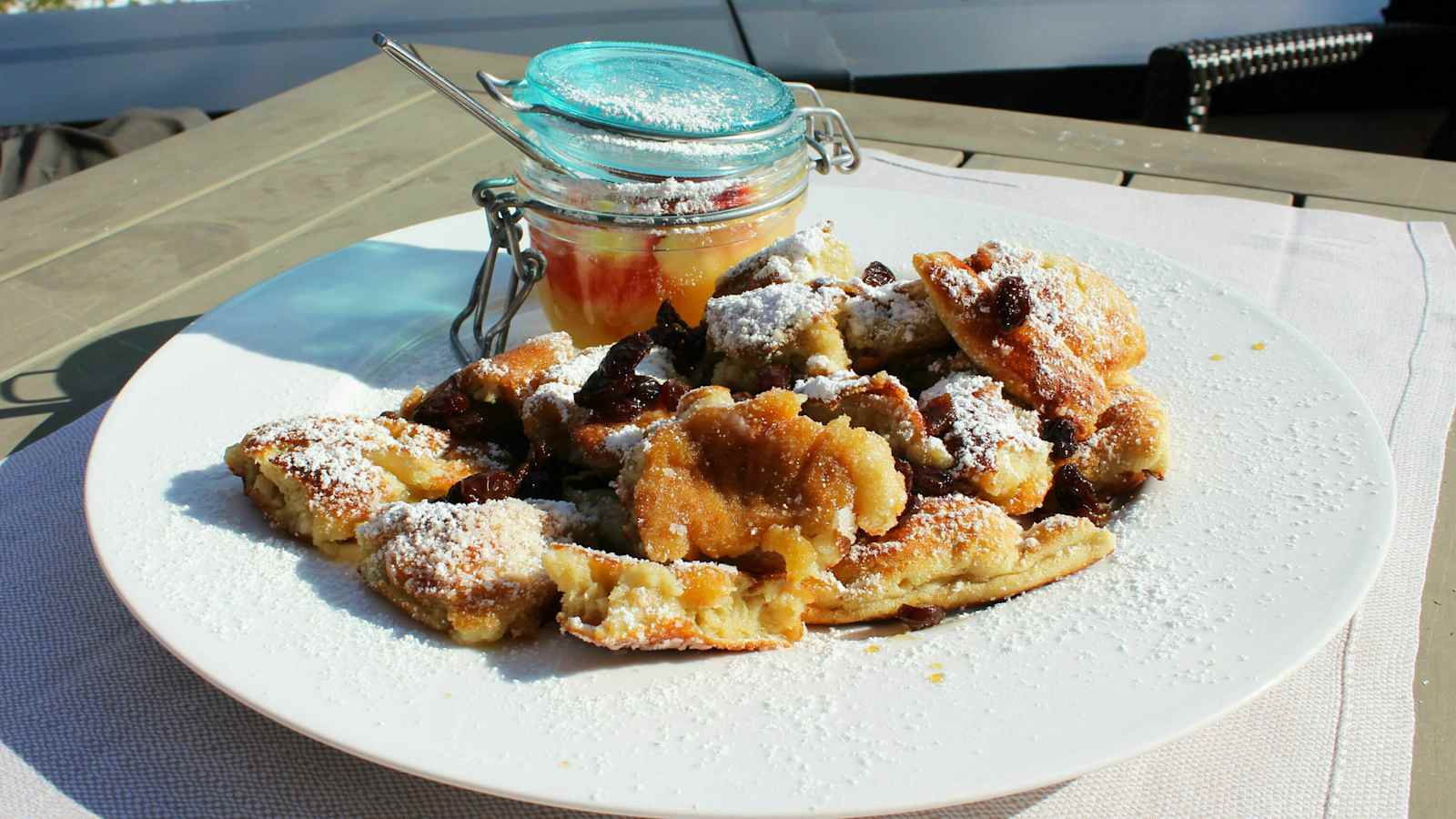 Der Kaiserschmarrn vom Hotel Graseck bei Garmisch-Partenkirchen in Bayern