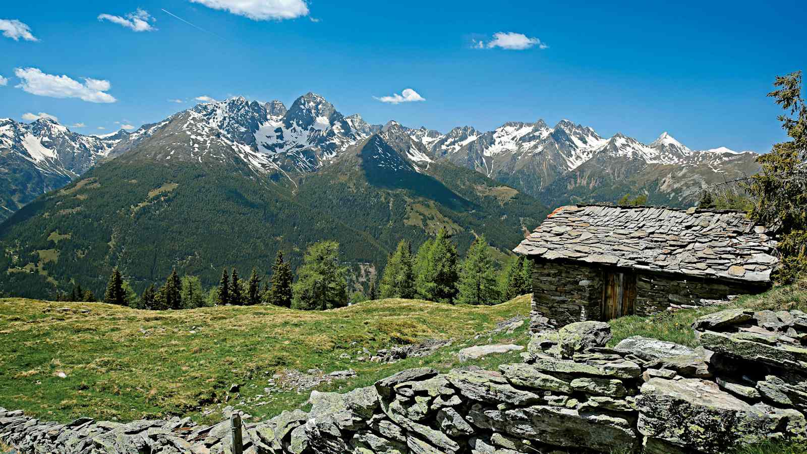 Glocknerblick vom Mölltal in Kärnten