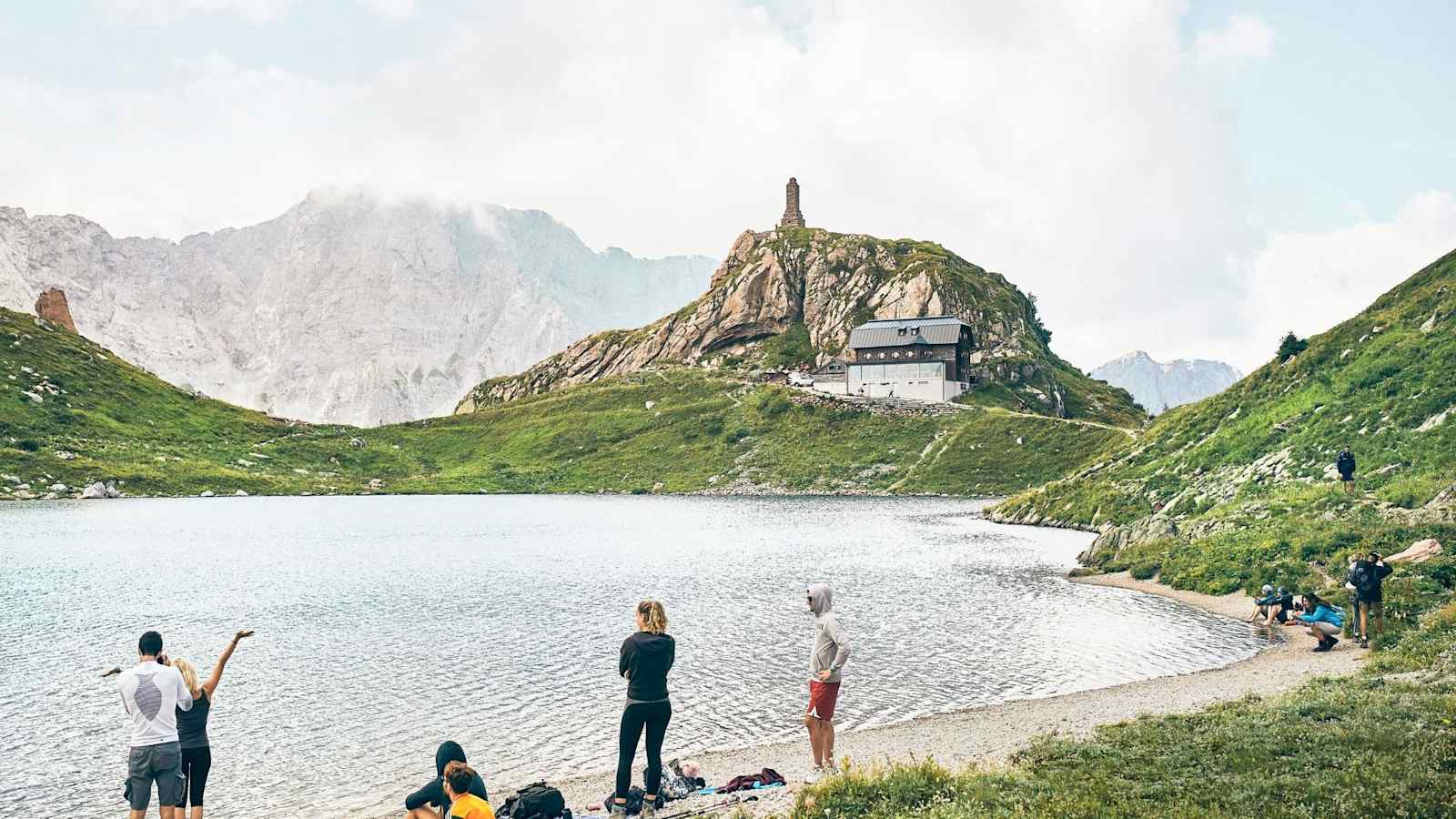 Baden im Wolayersee