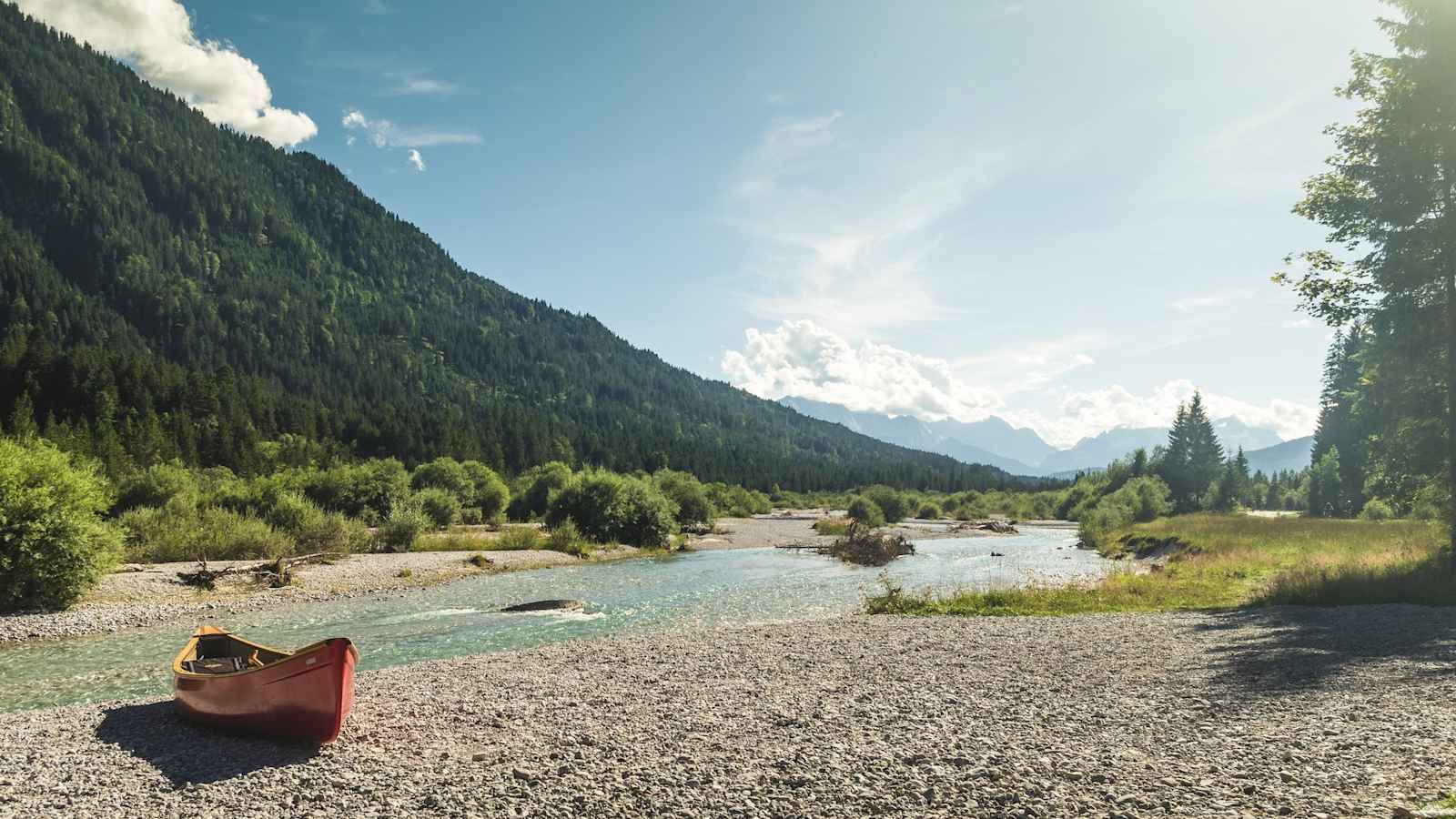 Die Isar bei Vorderriß