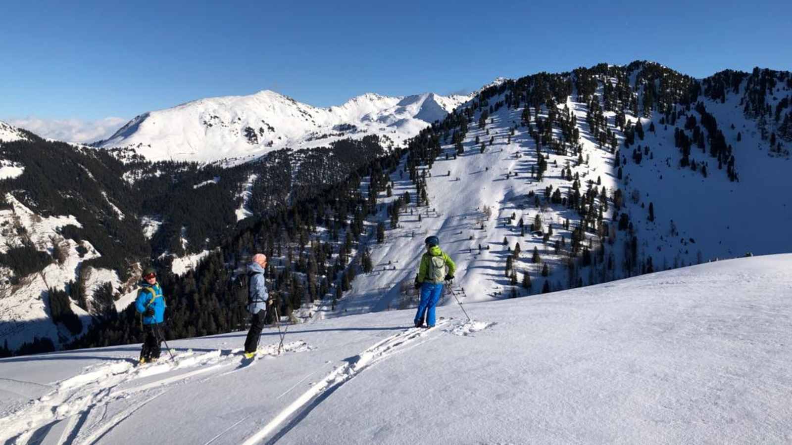 Skitourengeher unterhalb des Galtenberges