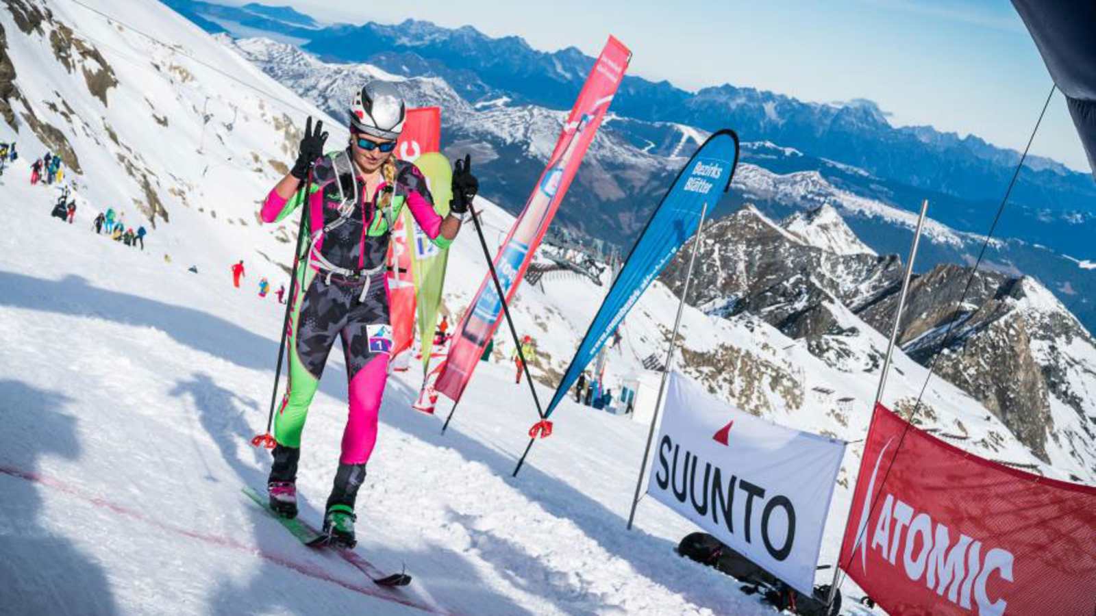 Schneekönig: Johanna Erhart beim Zieleinlauf