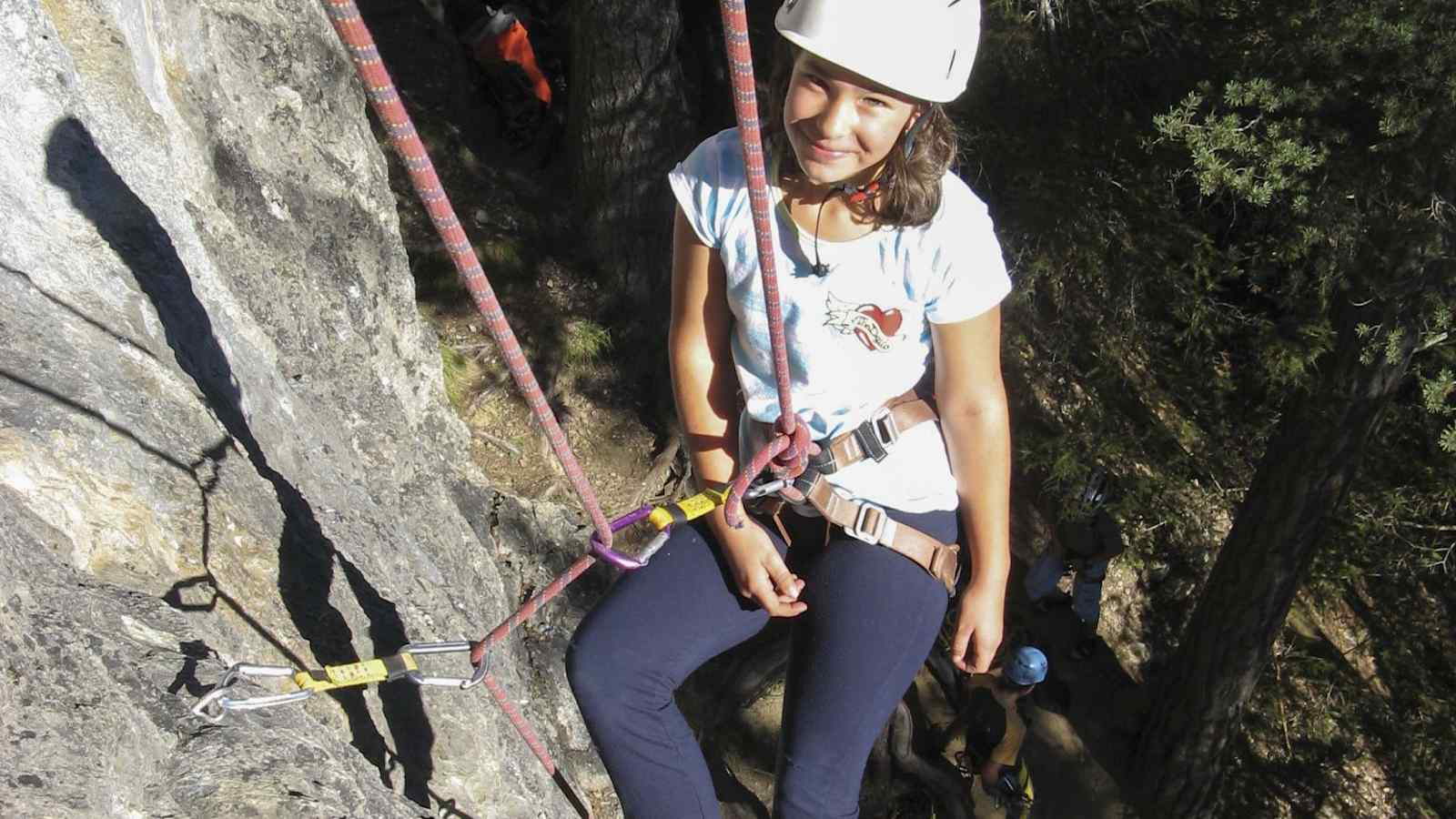 Im Familienklettergarten Putzen bei Imst