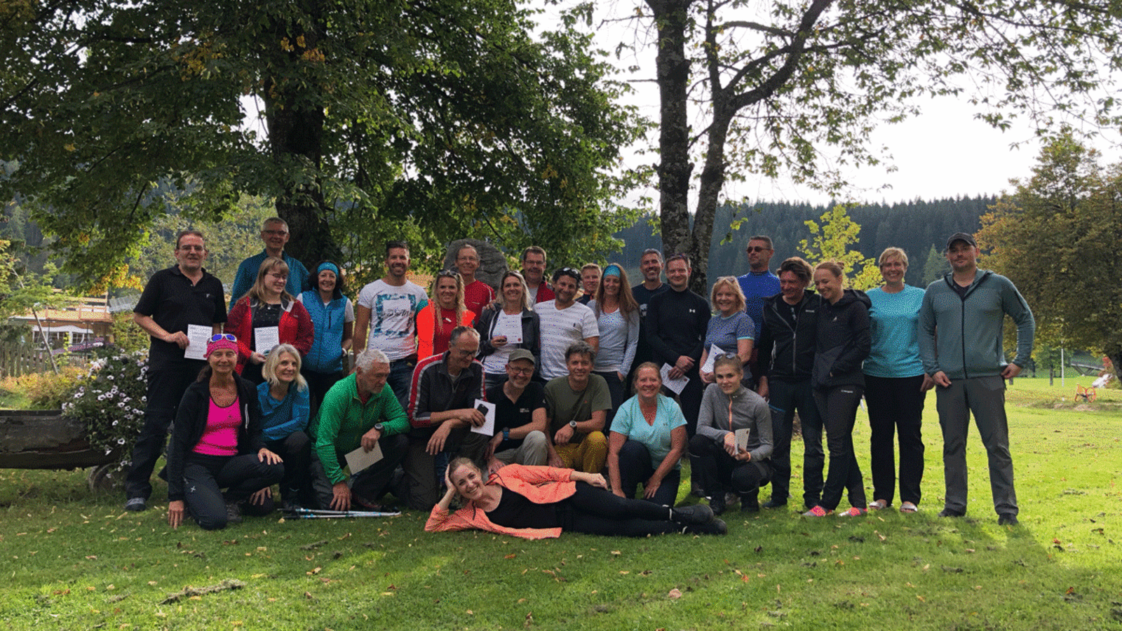 Viele strahlende Gesichter beim Bergwelten-Event „Mein erster Klettersteig"