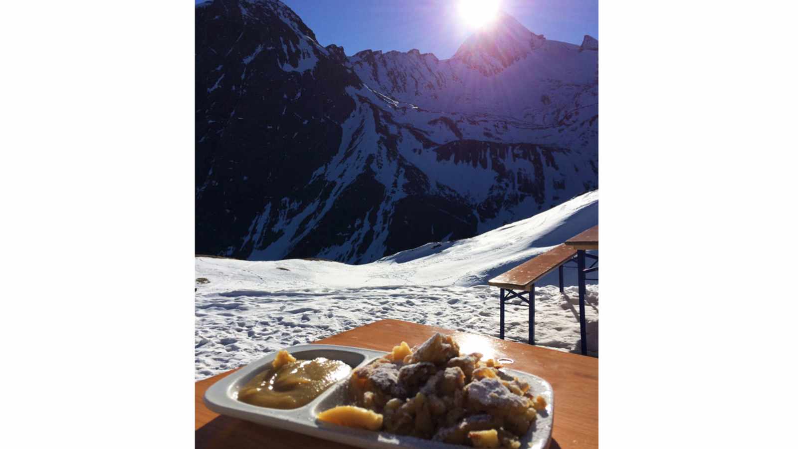 Kaiserschmarrn der Krefelder Hütte in Salzburg