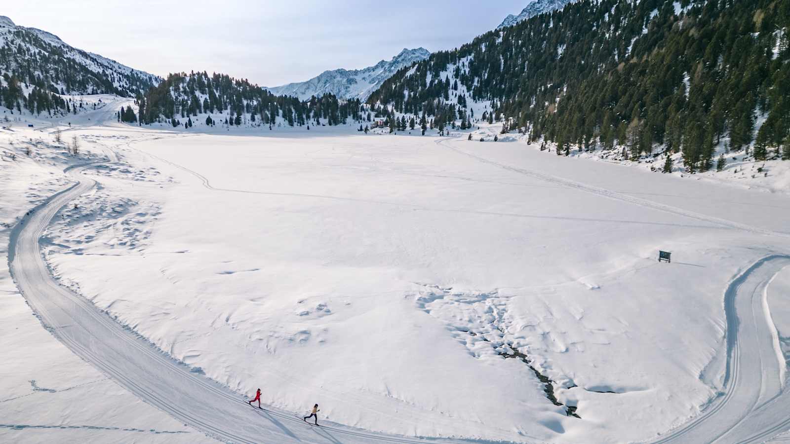 Langlaufen am Stallersattel in Osttirol