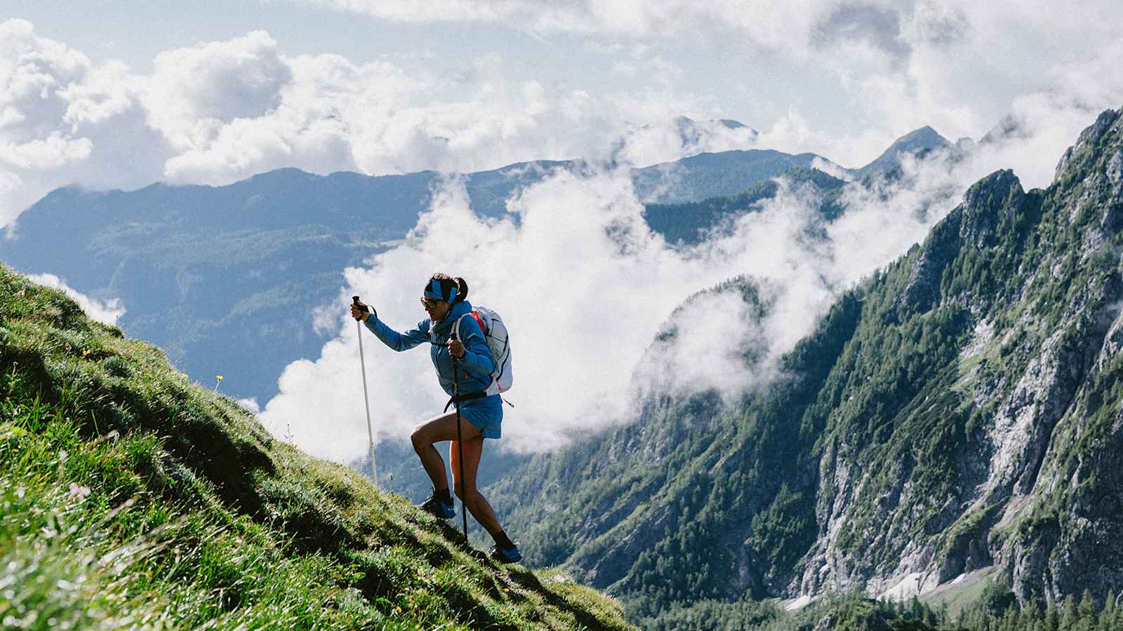 Die Pedroc Kollektion von Salewa im Einsatz im alpinen Gelände.