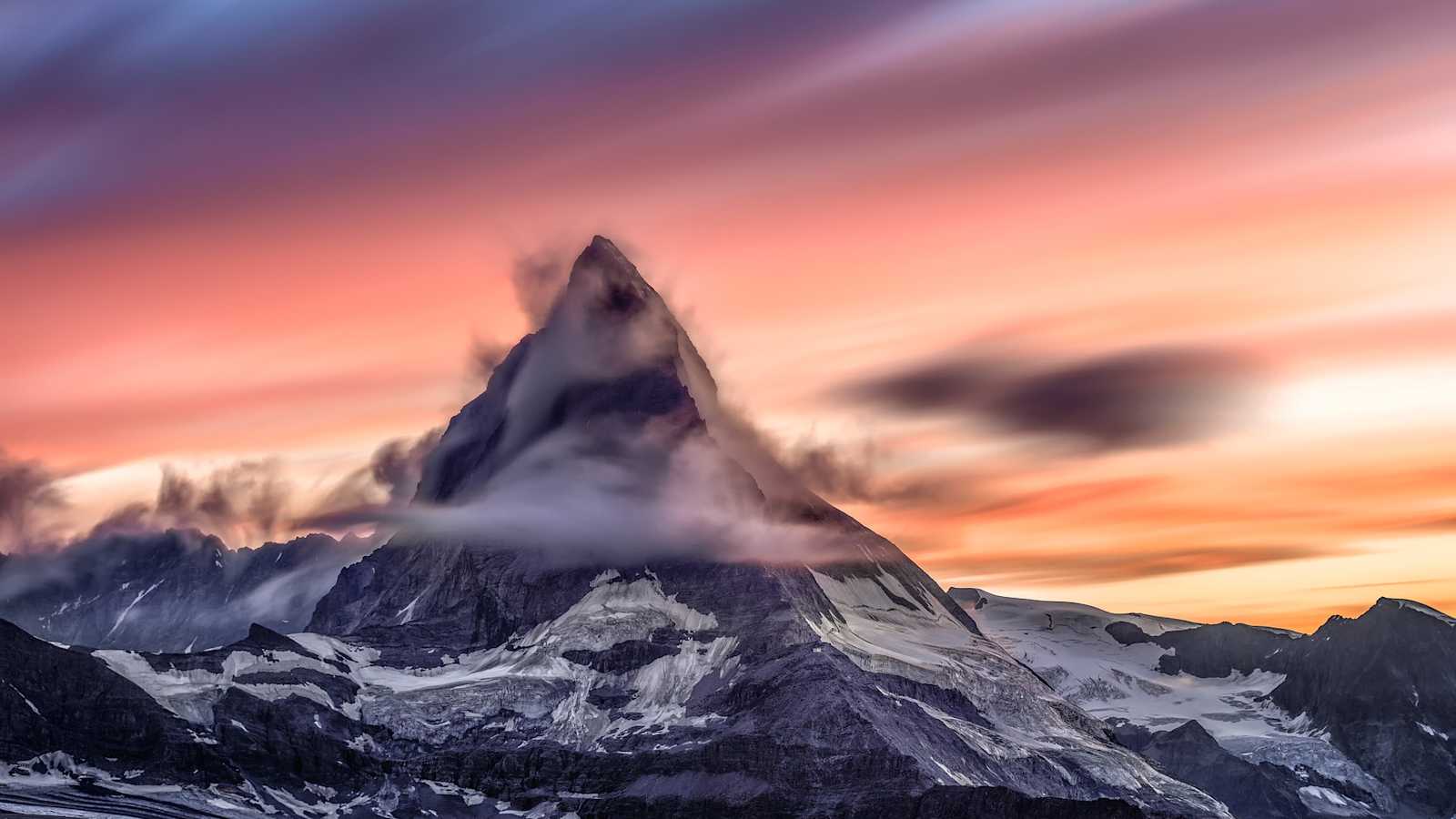 Matterhorn bei Sonnenuntergang