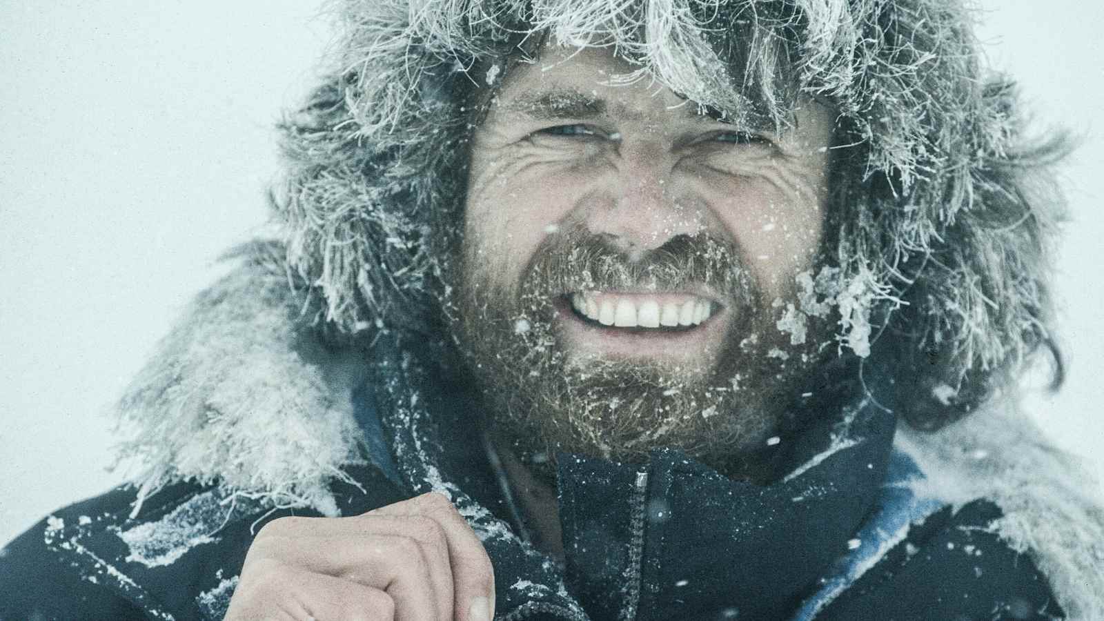 Reinhold Messner bei Antarktis Durchquerung 1989/90