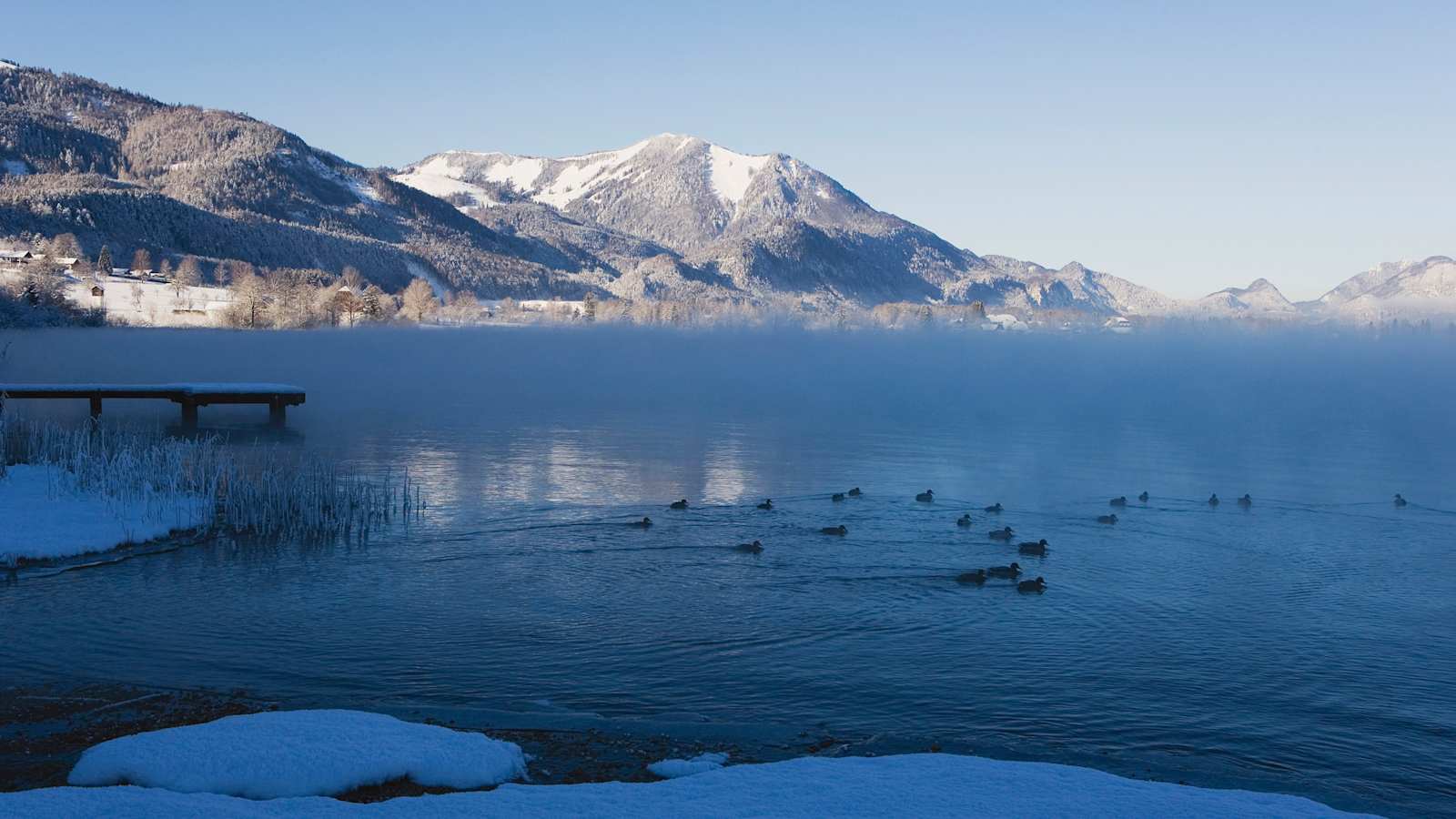 Das Zwölferhorn thront über dem Wolfgangsee, Salzkammergut