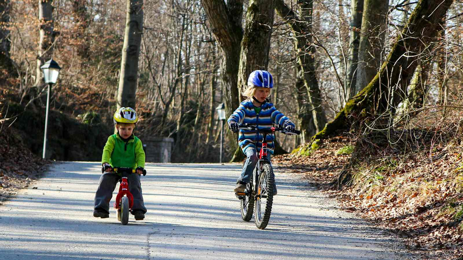 Biken mit Kindern am Mönchsberg