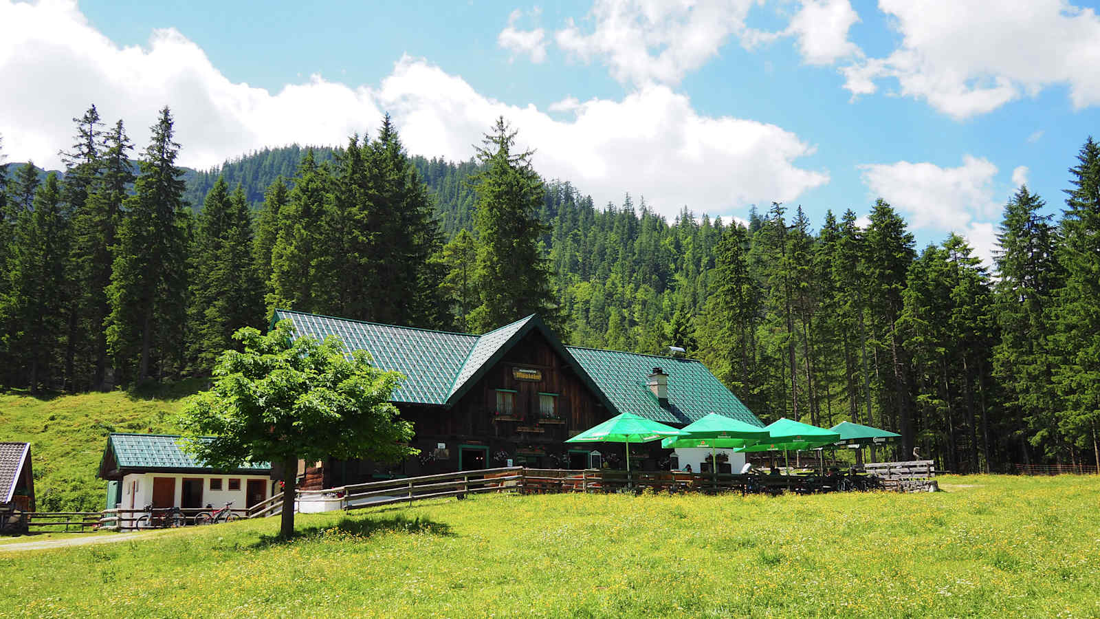 Die Möslalm im Karwendel in Tirol