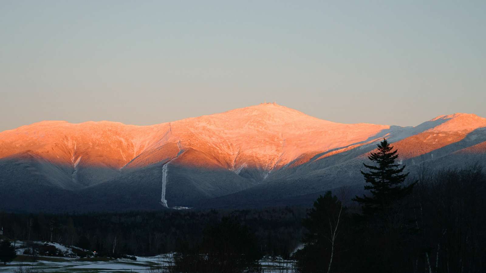 Mount Washington im Abendlicht