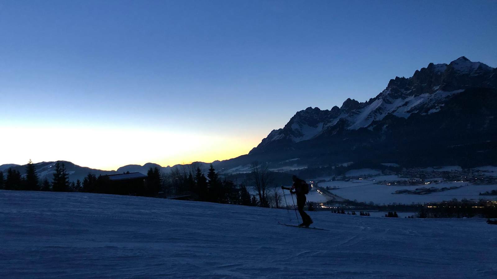 Nachtskitour im Pistenpark Tirol