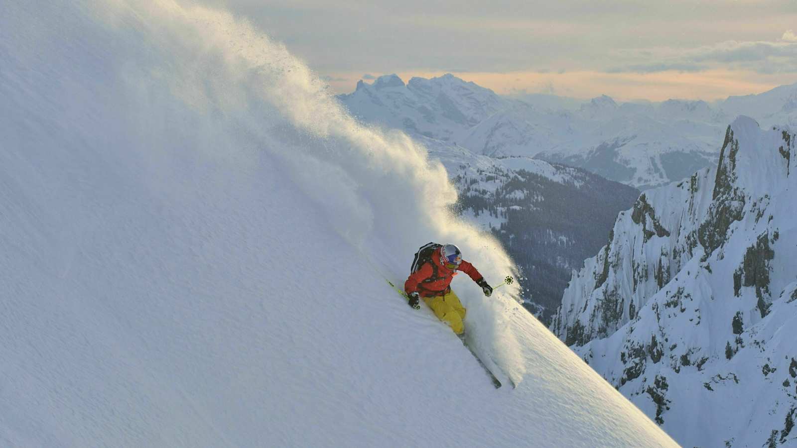 Freeriden: Nadine Wallner am Arlberg