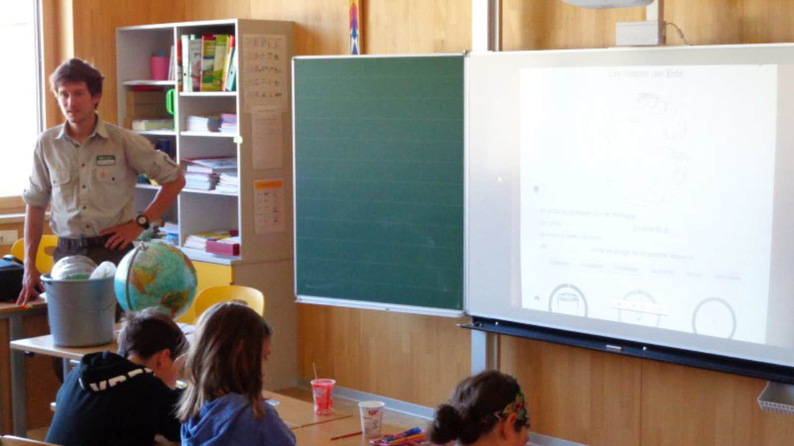 Nationalpark-Ranger und Bergführer Stefan Altenberger in Salzburger Schule