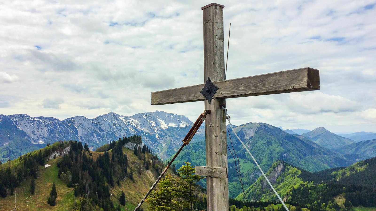 Am Gipfel des Alpsteins im Nationalpark Kalkalpen