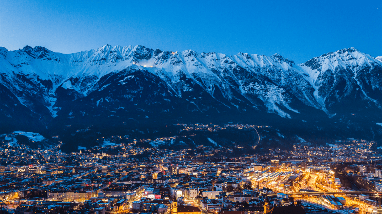 Nordkette bei Nacht