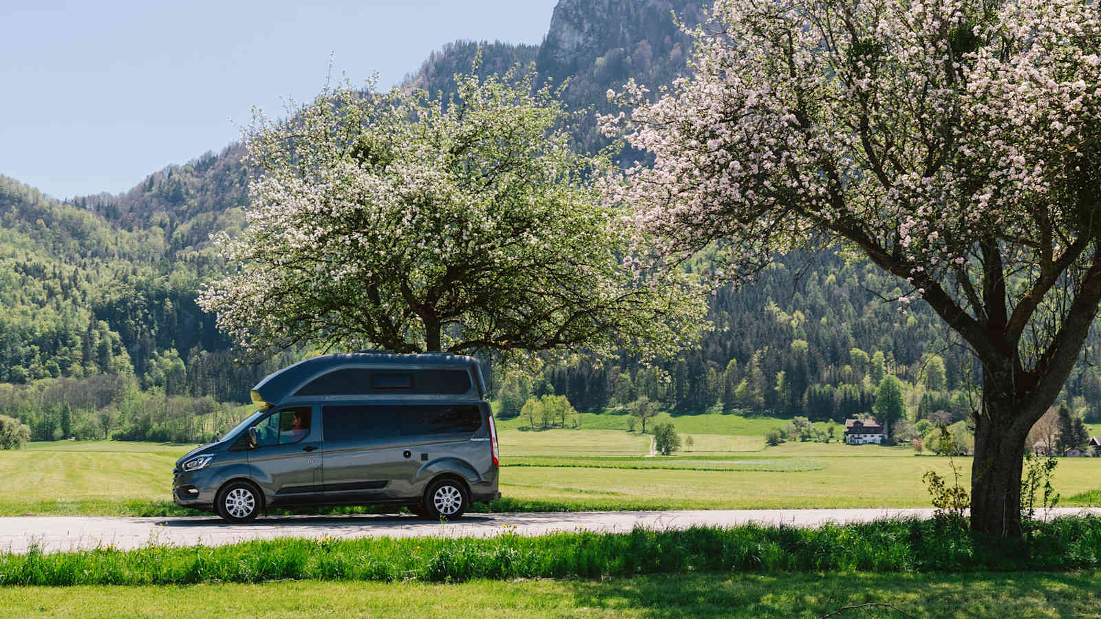 Camper im bayerischen Inntal