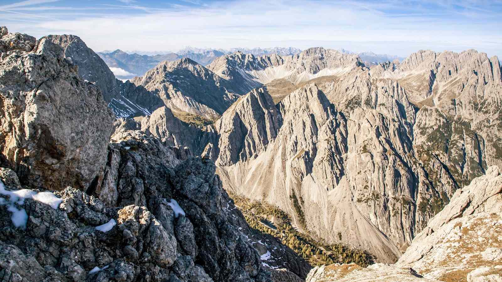 Atemberaubender Ausblick in die Lienzer Dolomiten.