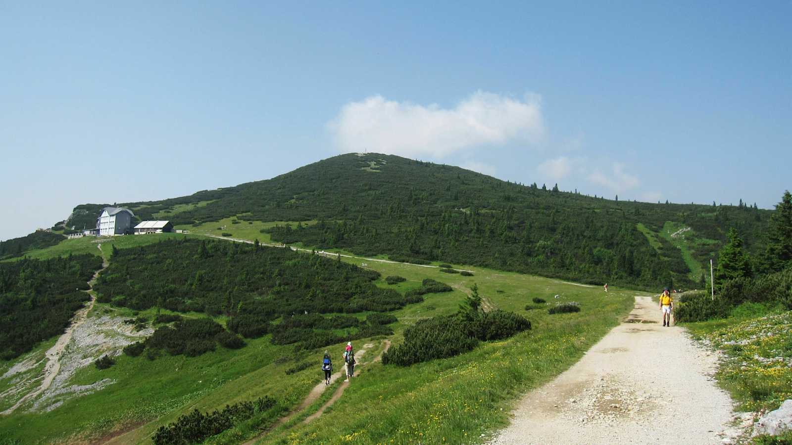 Weg zum Otto-Haus auf der Rax