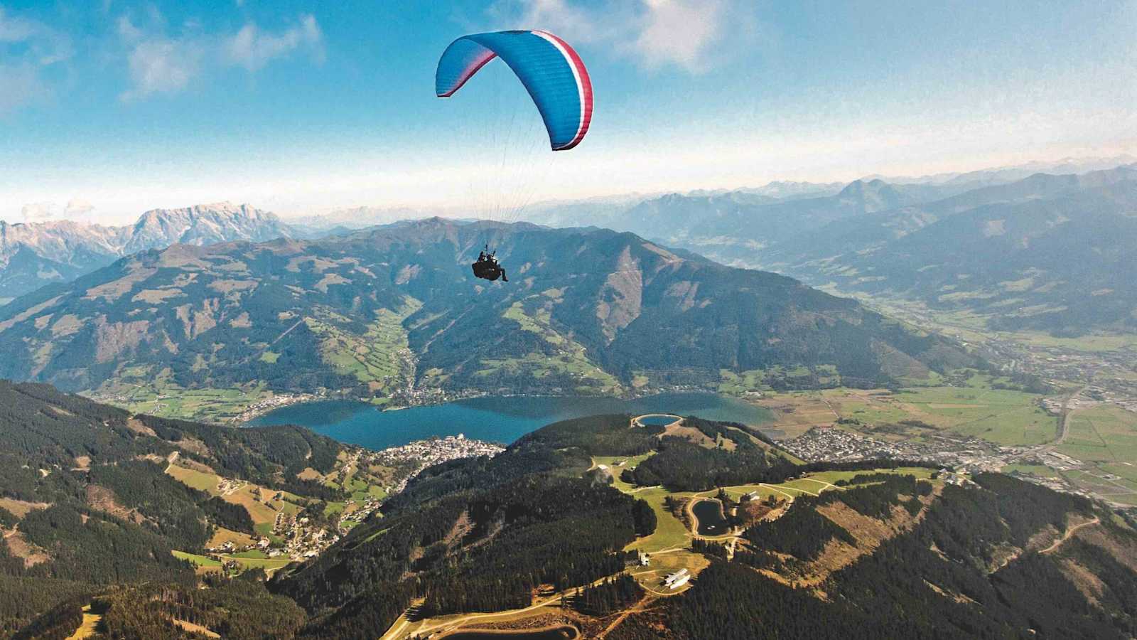 Zell am See-Kaprun aus der Vogelperspektive erleben