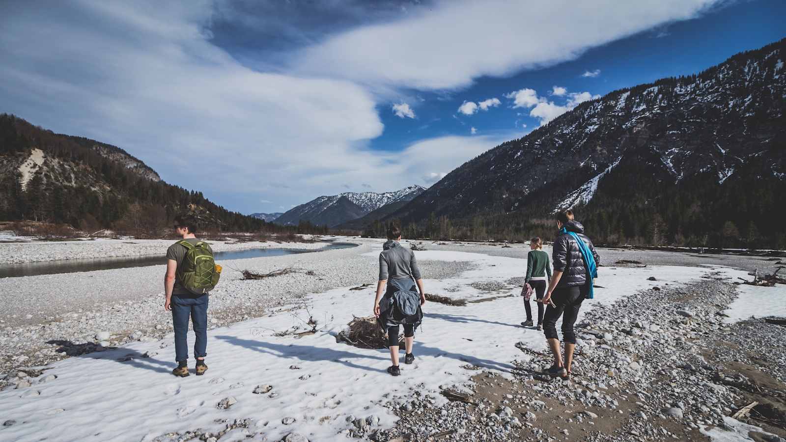 Wandern an der Isar