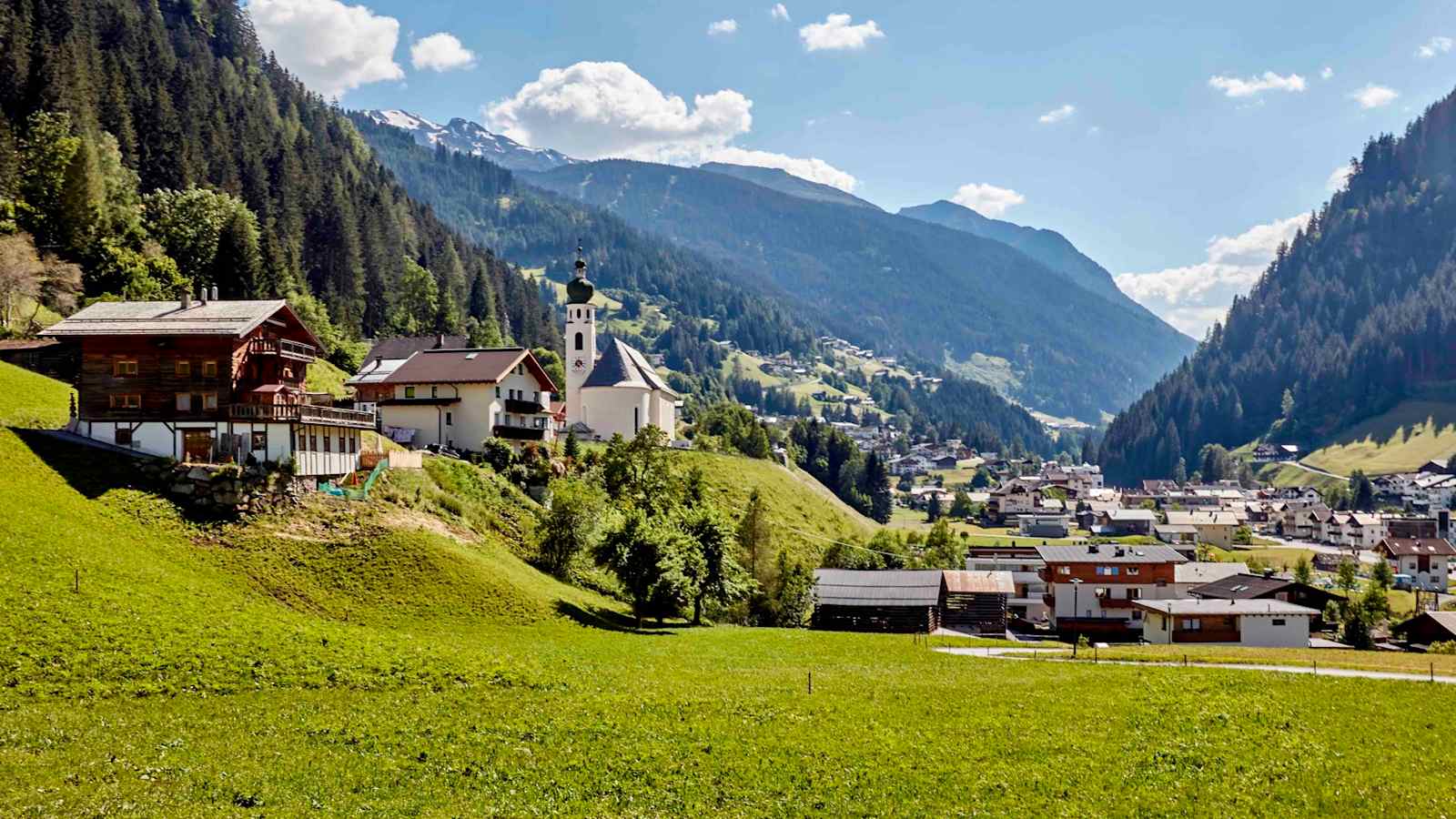 Die Gemeinde See befindet sich am Anfang des Paznaun.