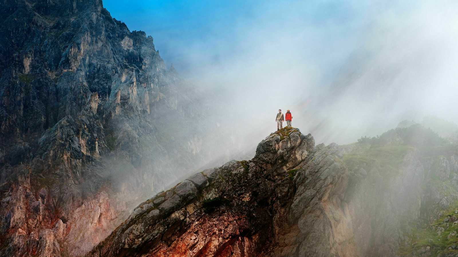 Wanderer bei Filzmoos im Salzburger Land