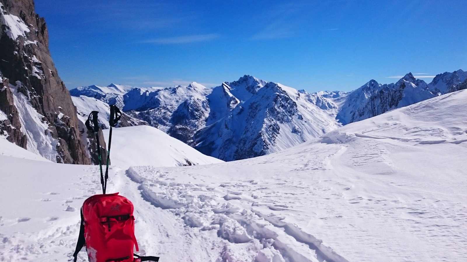 Skitourengehen im Piemont in Italien