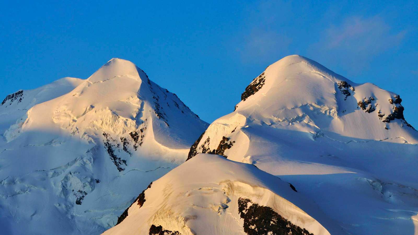 Schweiz: Pollux und Castor in den Walliser Alpen