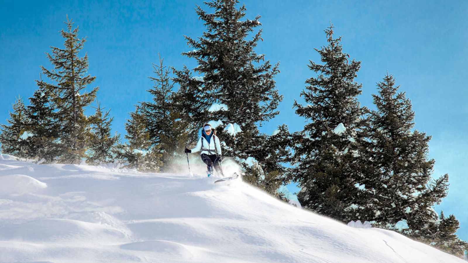 Skitourenabfahrt im Raurisertal