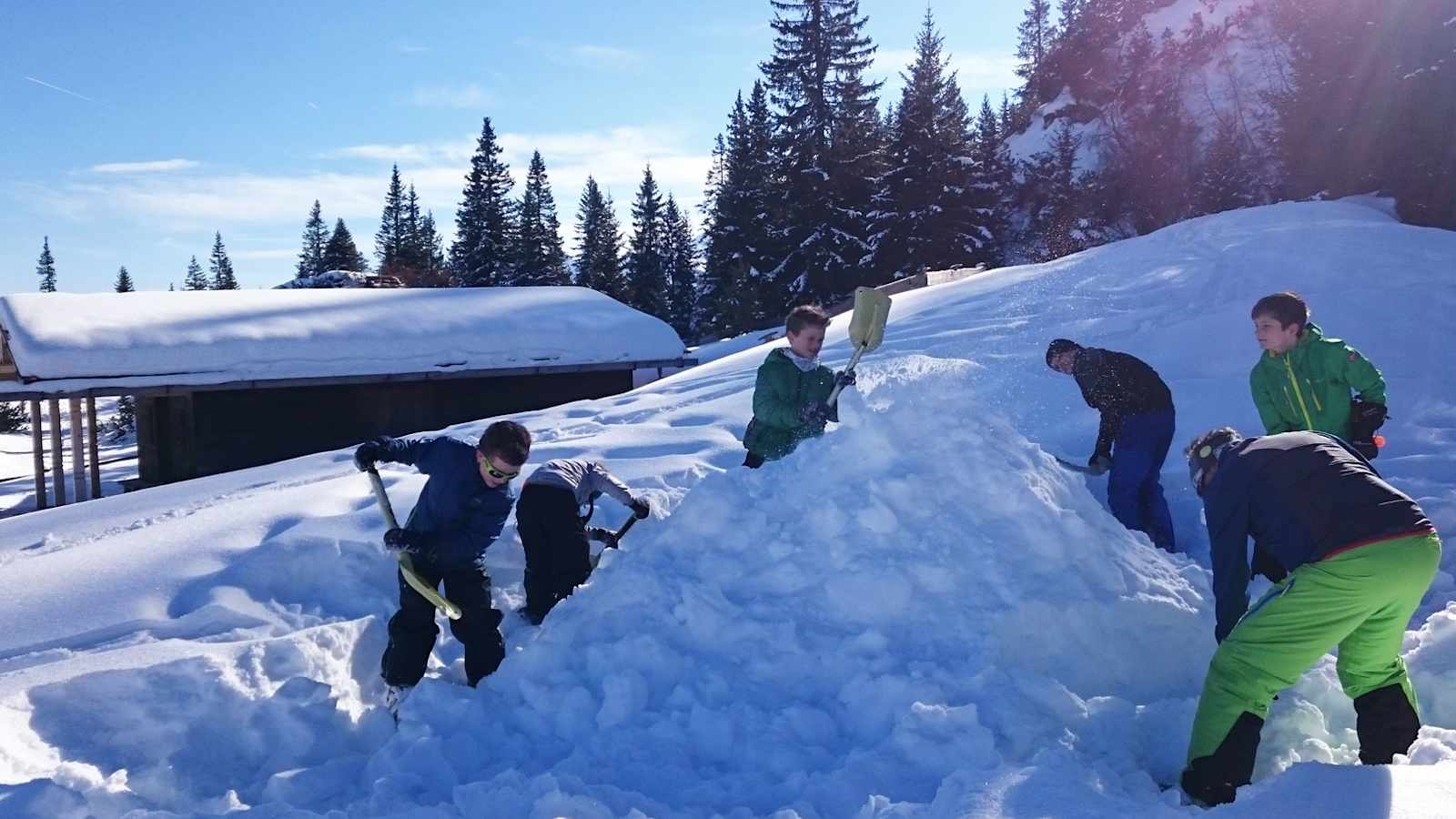 Rauthhütte im Wettersteingebirge in Tirol