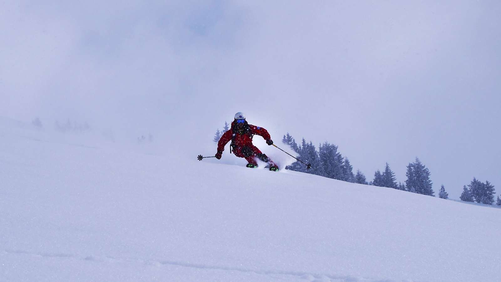 Freeriden in Fieberbrunn: Richard Mayrl von FUN Connection im Gelände