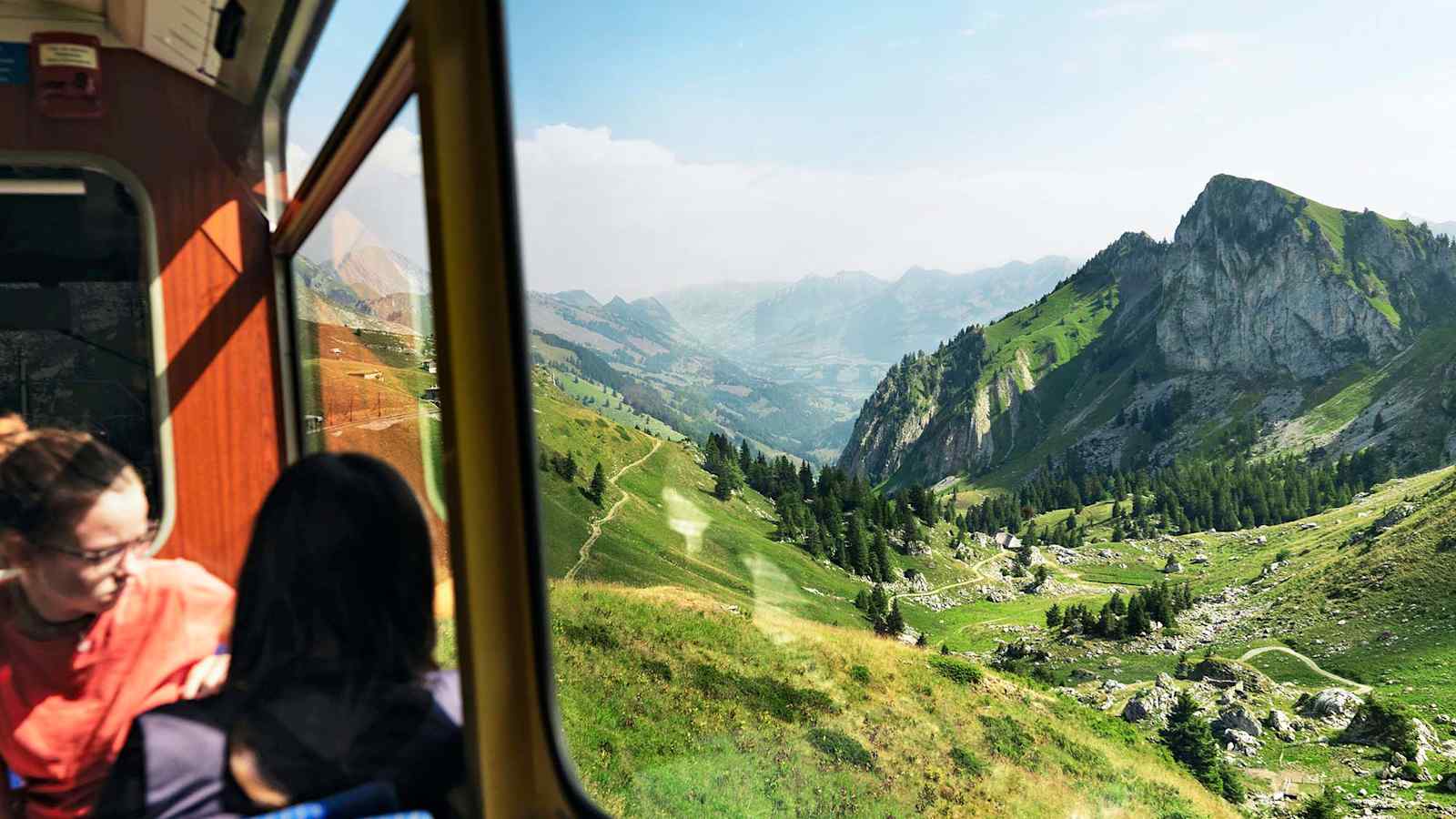 Aussicht aus der Bahn