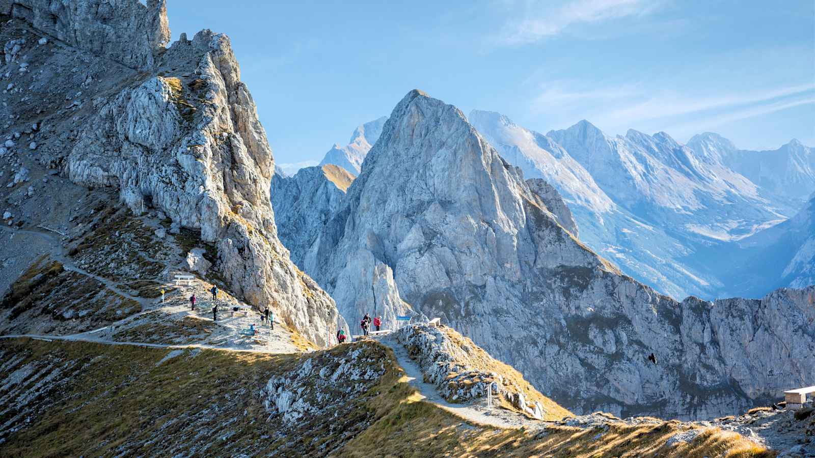 Karwendel bei Mittenwald in Deutschland