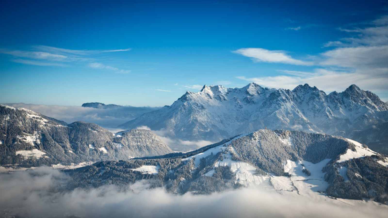 Panorama in Richtung Jakobskreuz / Fieberbrunn