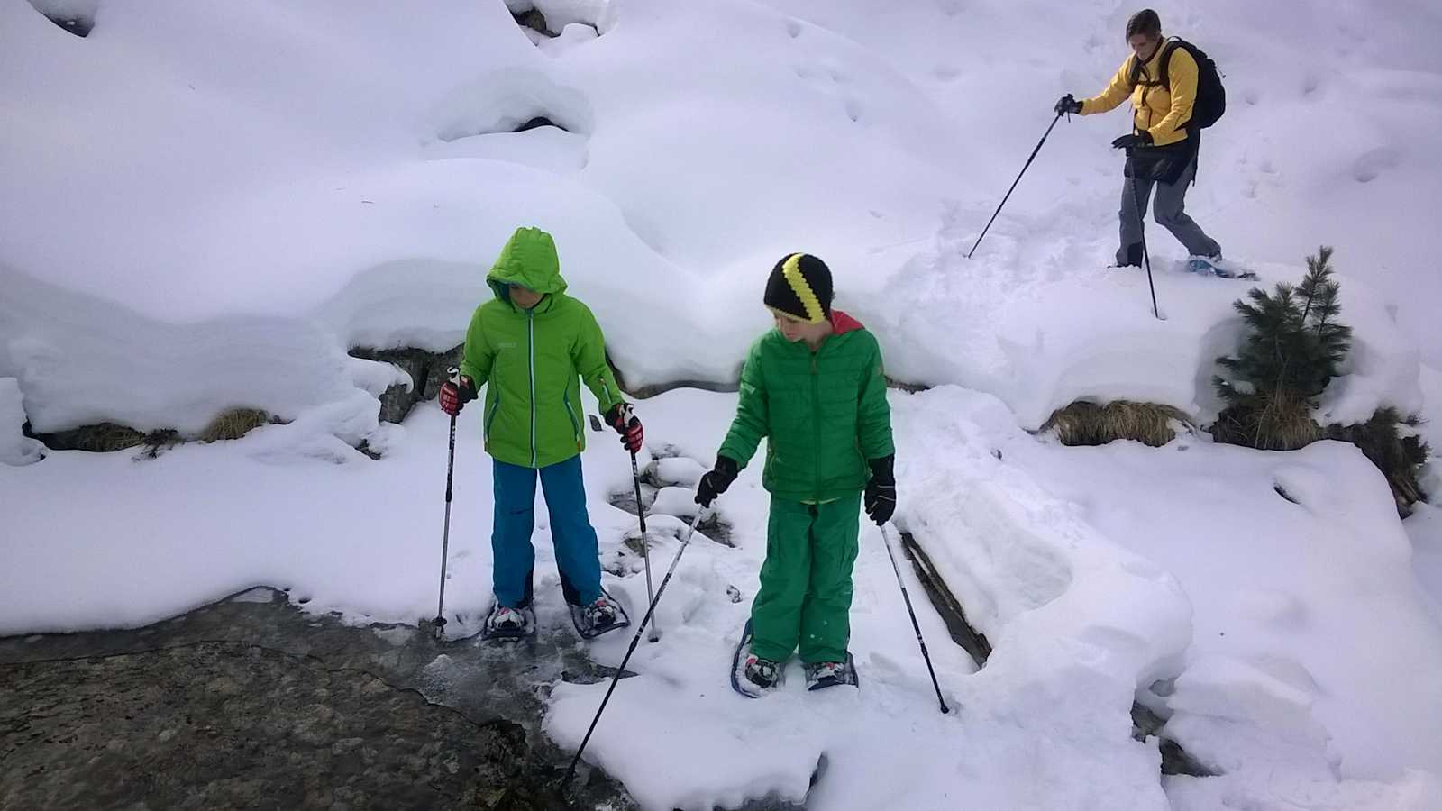 Schneeschuhwandern mit Kindern