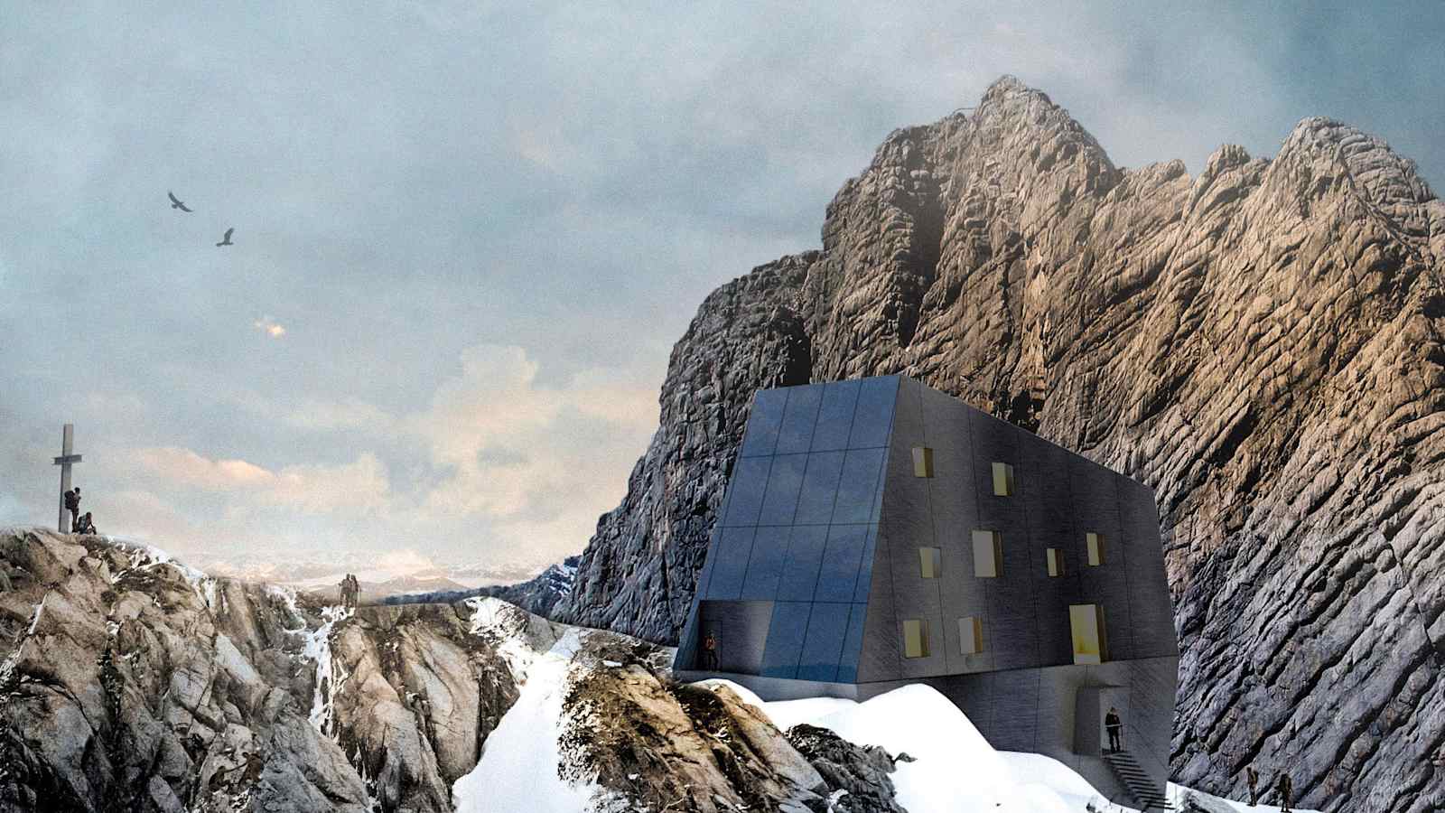 Entwurf: Neubau der Seethalerhütte in Oberösterreich