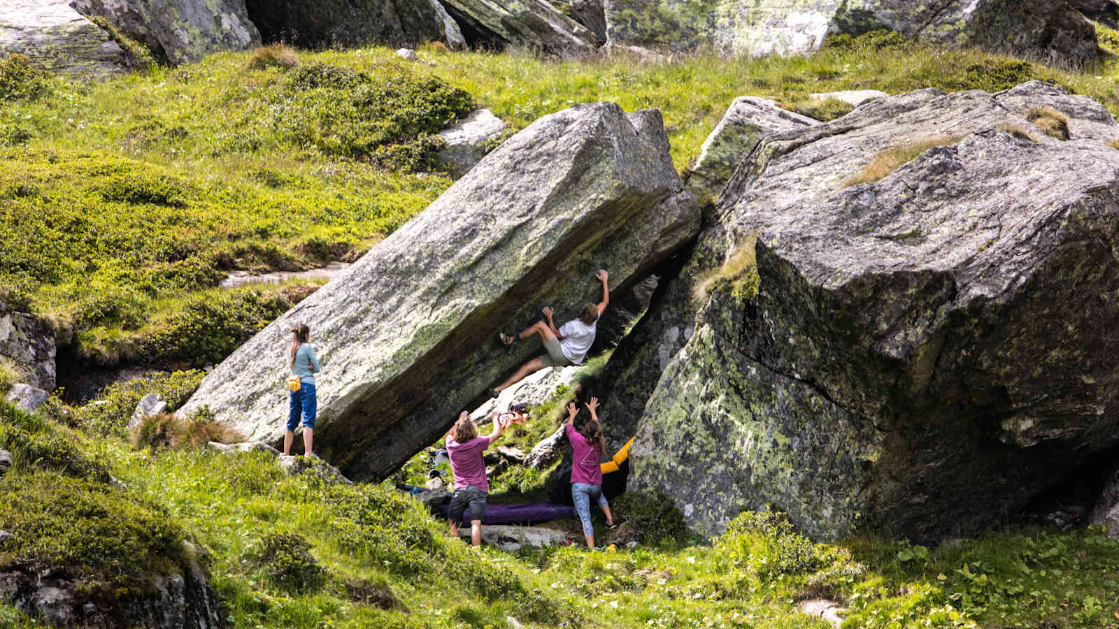 Bouldern auf der Koralpe in Kärnten