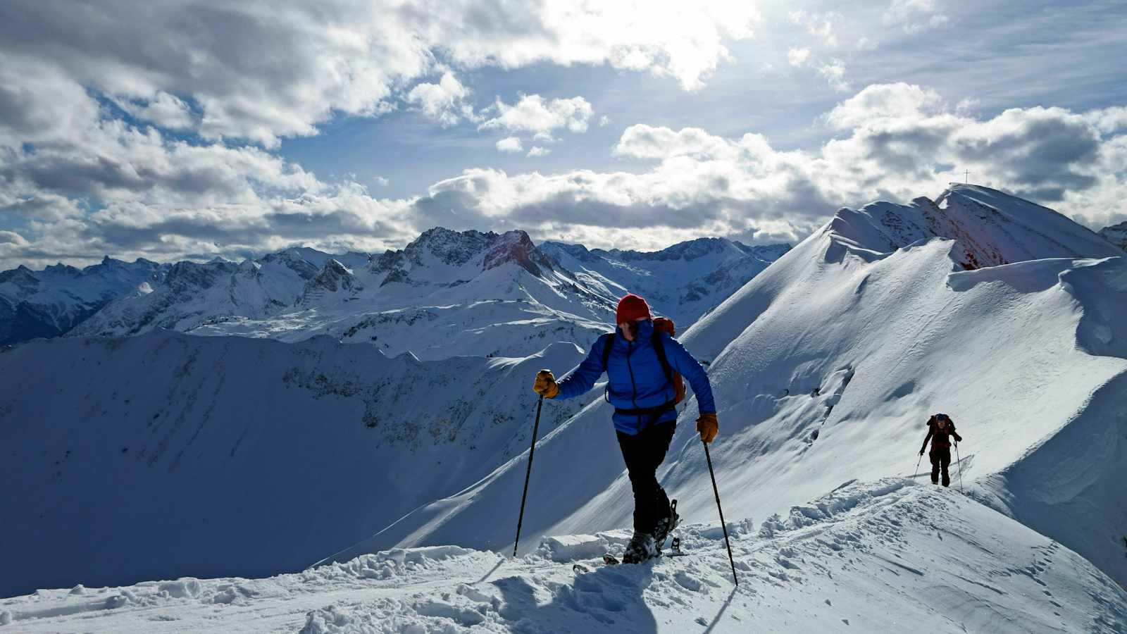 Skitour im Kleinen Walsertal in Vorarlberg