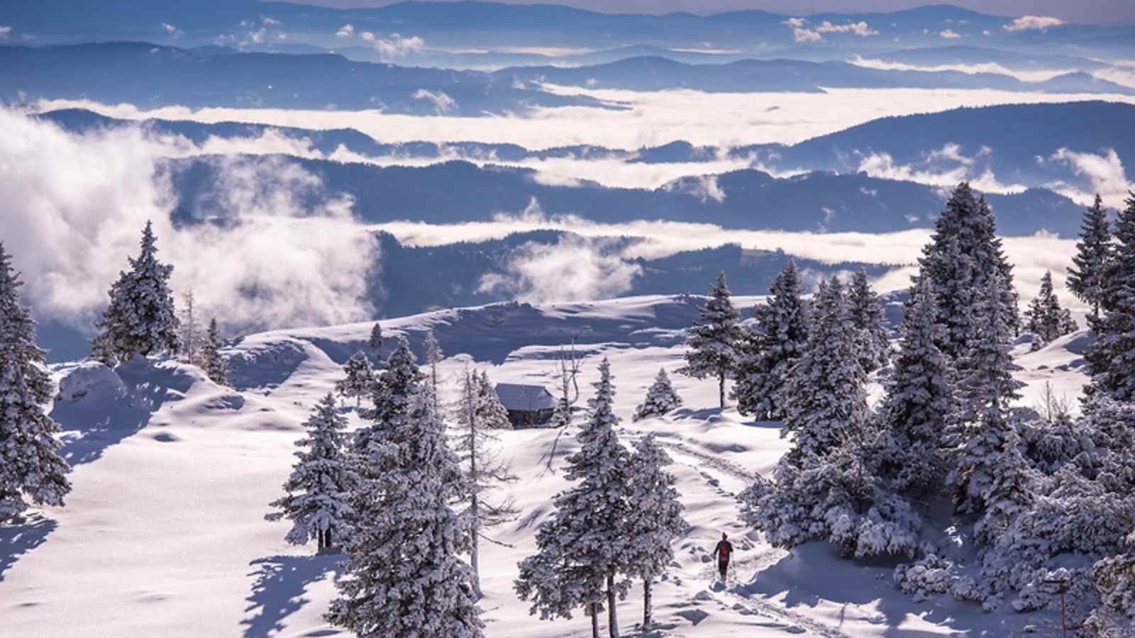 Das winterliche Slowenien bietet viele Möglichkeiten, sich aktiv in der intakten Naturlandschaft zu bewegen.