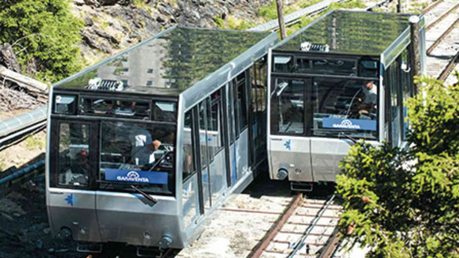 Seilbahn-Fahrzeuge: Standseilbahn